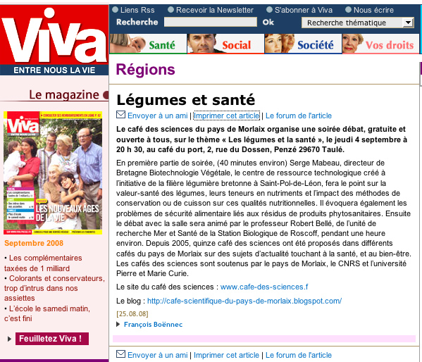 Magazine annonce