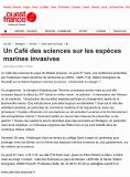 Un CafÃ© des sciences sur les espÃ¨ces marines invasives