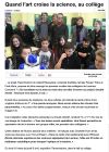 Quand l'art croise la science, au collÃ¨ge